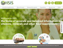 Tablet Screenshot of hsis.org